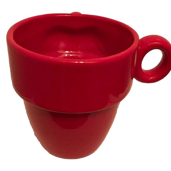 3-Dimensional Santa Claus‎ Mustache Nose Christmas Holiday Mug Grassland Roads - Picture 3 of 6